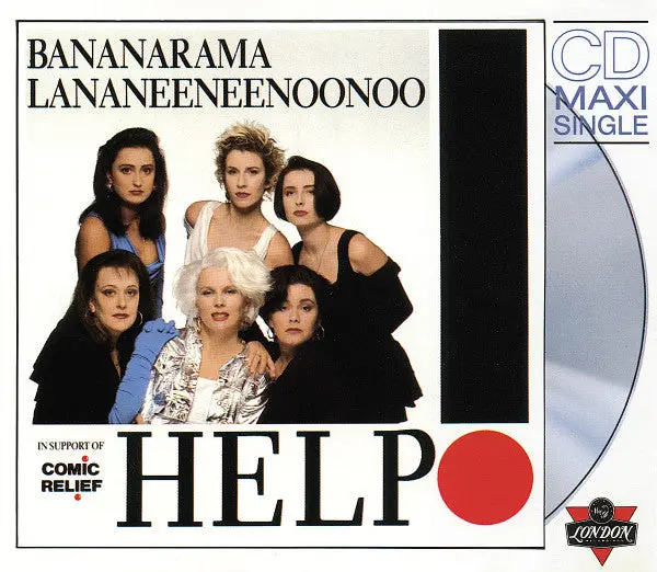 Banananrama - Help  (Comic Relief Import German  Cd Single) '89  Used 1