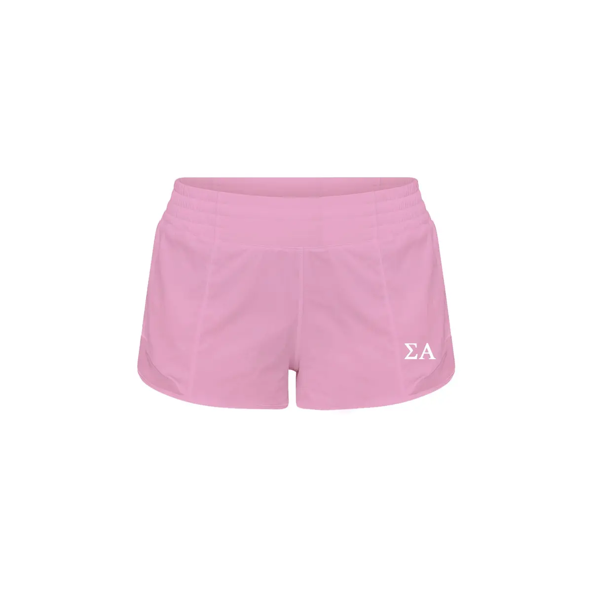 Sigma Alpha Lululemon Hotty Hot High-Rise Lined Short 2.5" - Pink Frosting 1