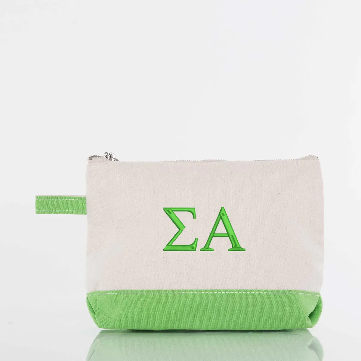 Sigma Alpha Canvas Cosmetic Bag 1