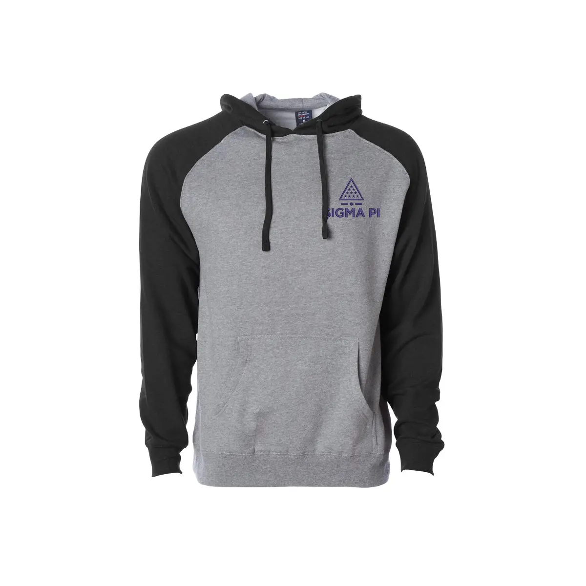 Sigma Pi Raglan Hooded Sweatshirt 1