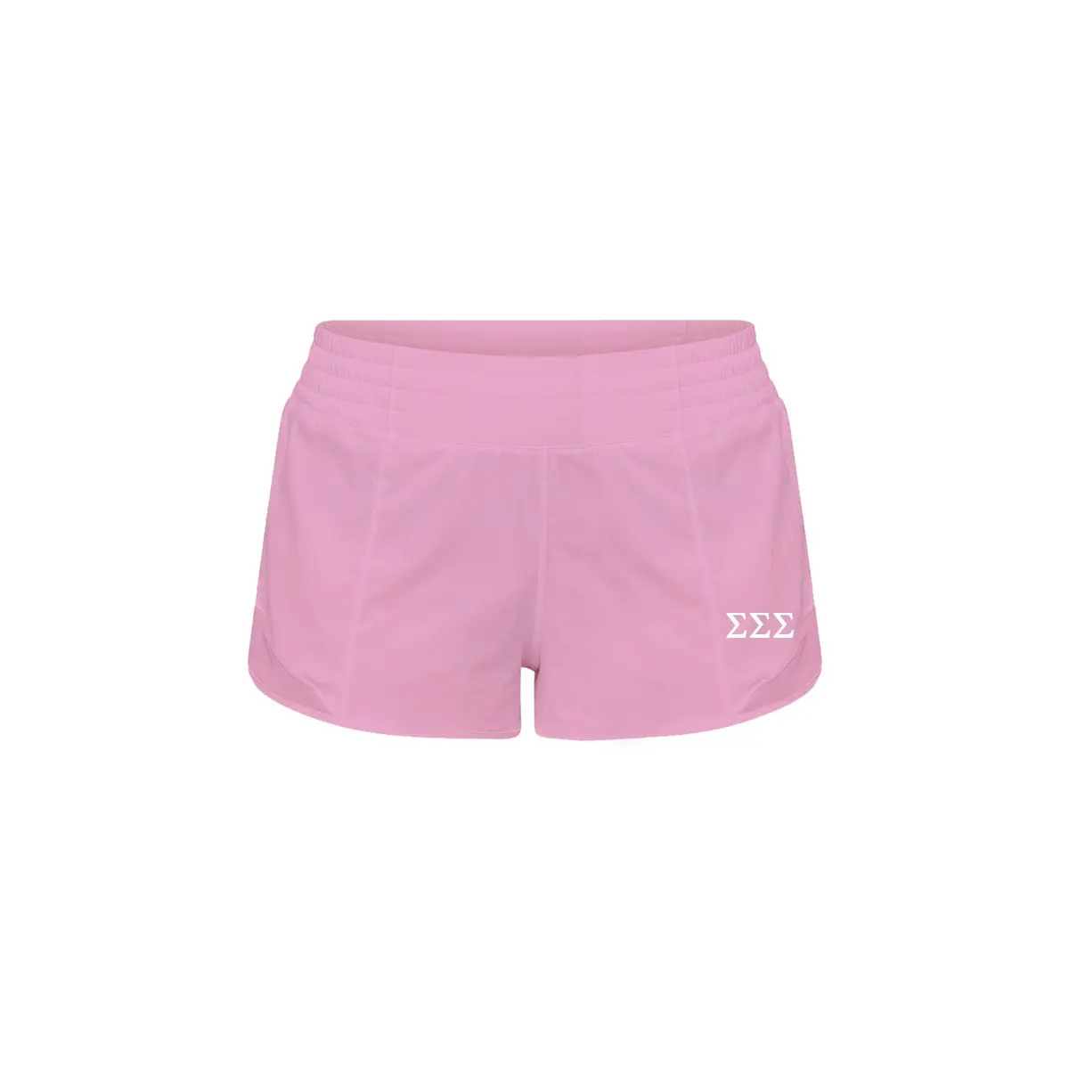 Sigma Sigma Sigma Lululemon Hotty Hot High-Rise Lined Short 2.5" - Pink Frosting 1