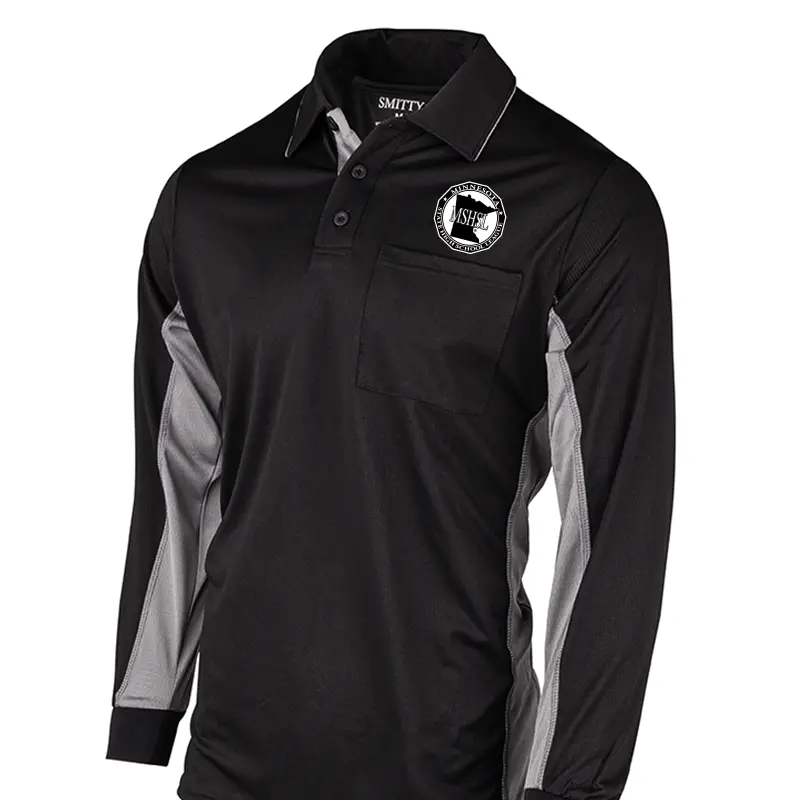 Minnesota Mshsl Logo Long Sleeve Umpire Shirts 1