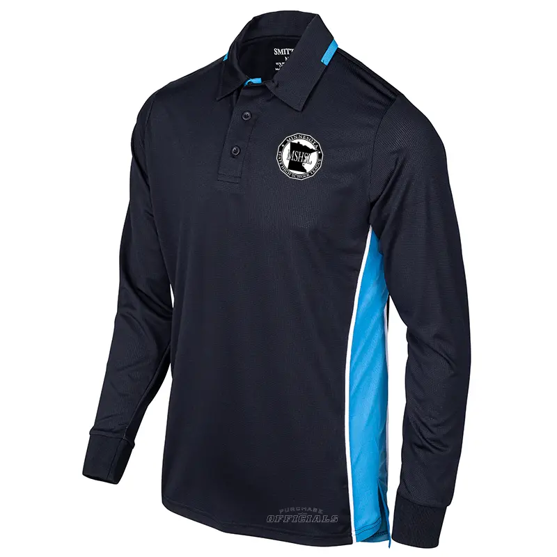 Minnesota Mshsl Logo Men's Long Sleeve Softball Umpire Shirts 1