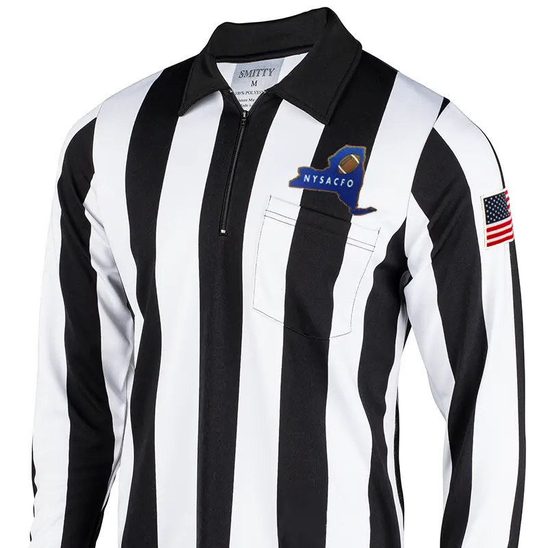 New York Nysacfo Logo Dye Sublimated Long Sleeve Football Shirt 1