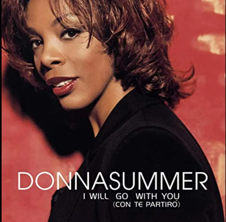 Donna Summer -  I Will Go With You (Con Te Partiro) 2-Track Cd Single  Promo - Used 1