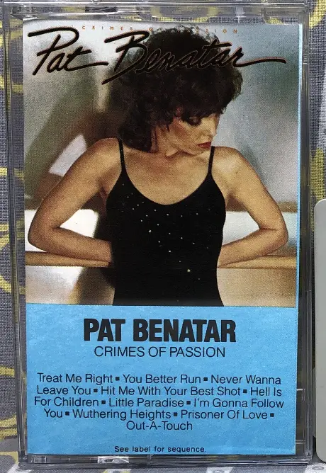Pat Benatar - Crimes Of Passion  Cassette Tape - Used 1