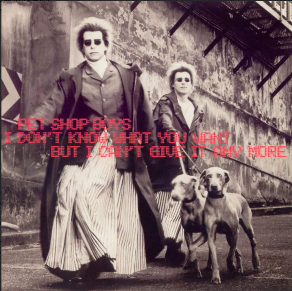 Pet Shop Boys --I Don't Know What You Want But I Can't Give It Any More (Cd1 Single) Used 1