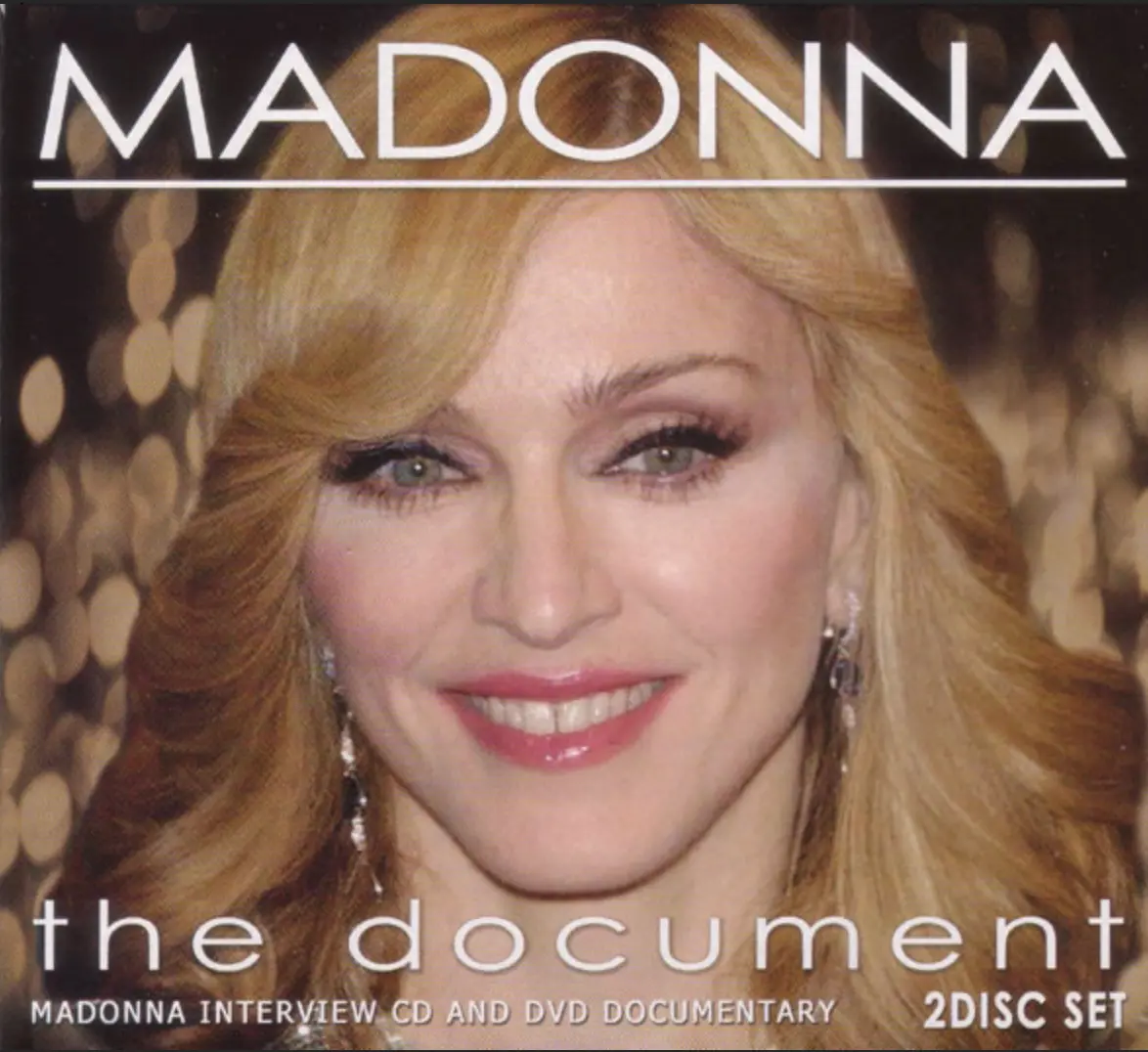 Madonna - The Document 2 Disc Set Cd + Dvd  Interview Set 1