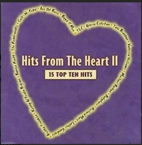 Hits From The Heart Vol.2 (Various: Toni, Vanessa, Tlc, Marx++ ) 15 Top Ten Hits Cd - Used 1