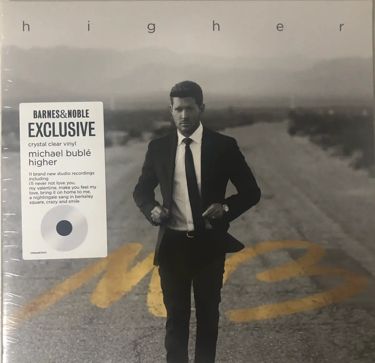 Michael Bublé- Higher - Crystal Clear Colored Vinyl Lp - New 1