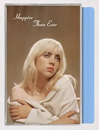 Billie Eilish - Happier Than Ever - Limited Edition Light Blue Cassette Tape Limited Edition - New 1