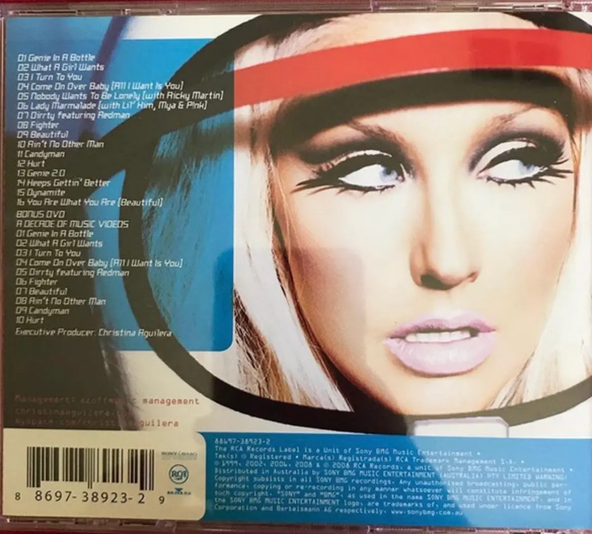 Christina Aguilera - Keeps Gettin' Better: A Decade Of Hits Cd / Dvd - Used 2