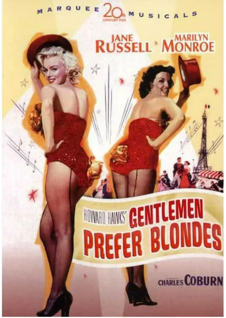 Marilyn Monroe - Gentlemen Prefer Blondes Dvd - Used 1