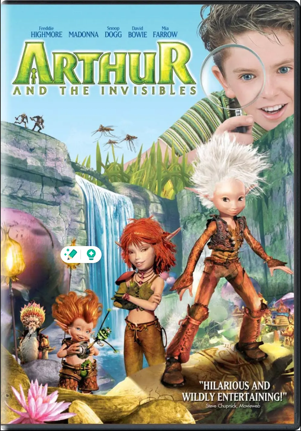 Arthur And The Invisibles Dvd (Madonna, Bowie, Bateman, De Niro) - New 1