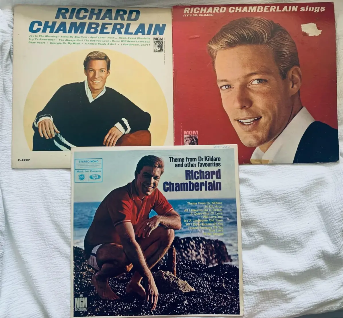 Richard Chamberlain - 3 Original Lp Vinyl - Used 1