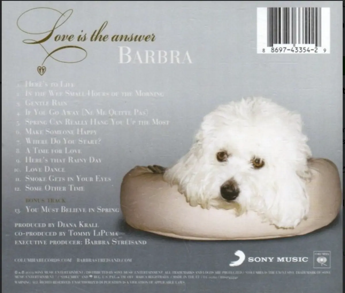 Barbra Streisand -- Love Is The Answer + Bonus Track Cd - New 2