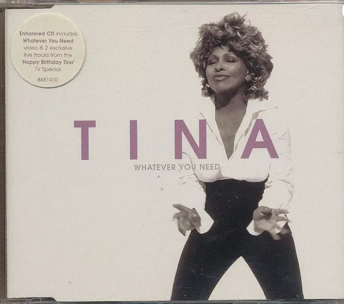 Tina Turner - Whatever You Need + 2 Live  (Import Cd Single) Used 1