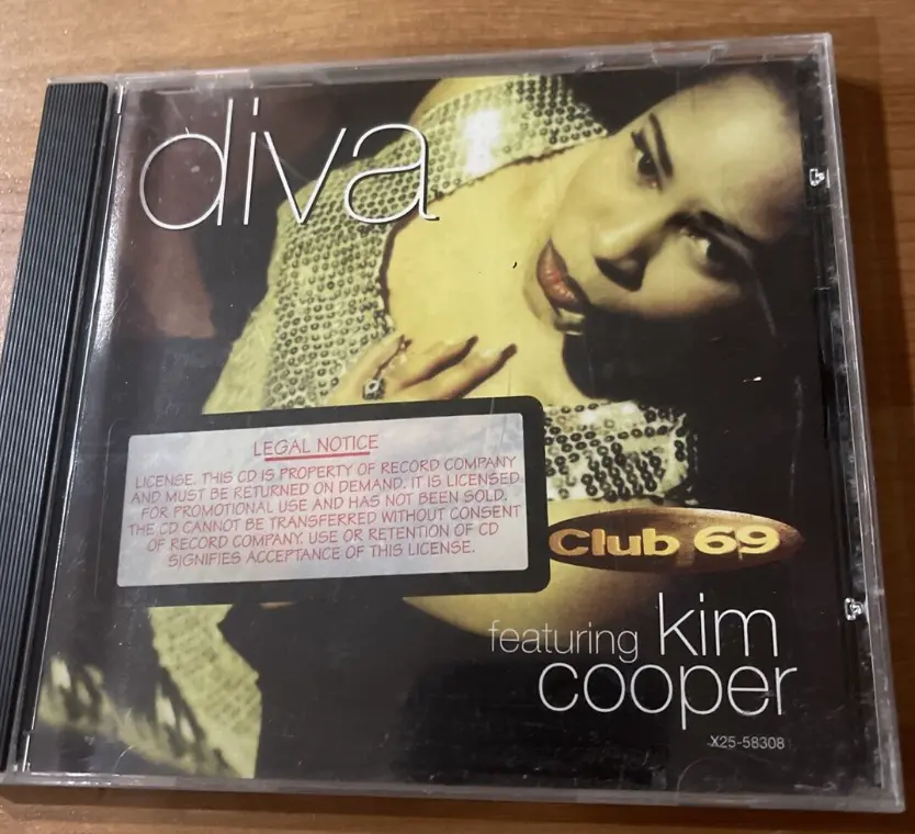 Club 69 Featuring Kim Cooper -- Diva / Fantasy (Promo Maxi Cd Single) Used 1