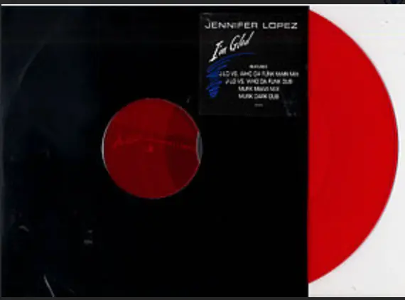 Jennifer Lopez - I'm Glad (2Xlp 12"  Red Vinyl) Lp Promo - Used 1