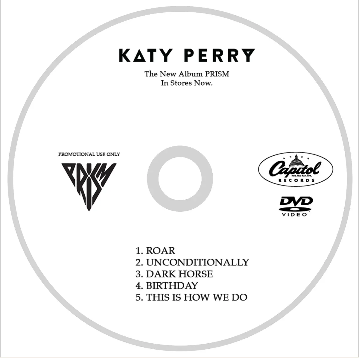 Katy Perry - Prism  5 Video Collection Dvd (Ntsc) 1