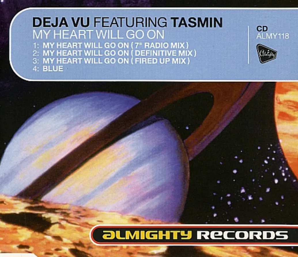 Almighty Presents Deja Vu Ft: Tasmin - My Heart Will Go On (Import Cd Single) Used 1