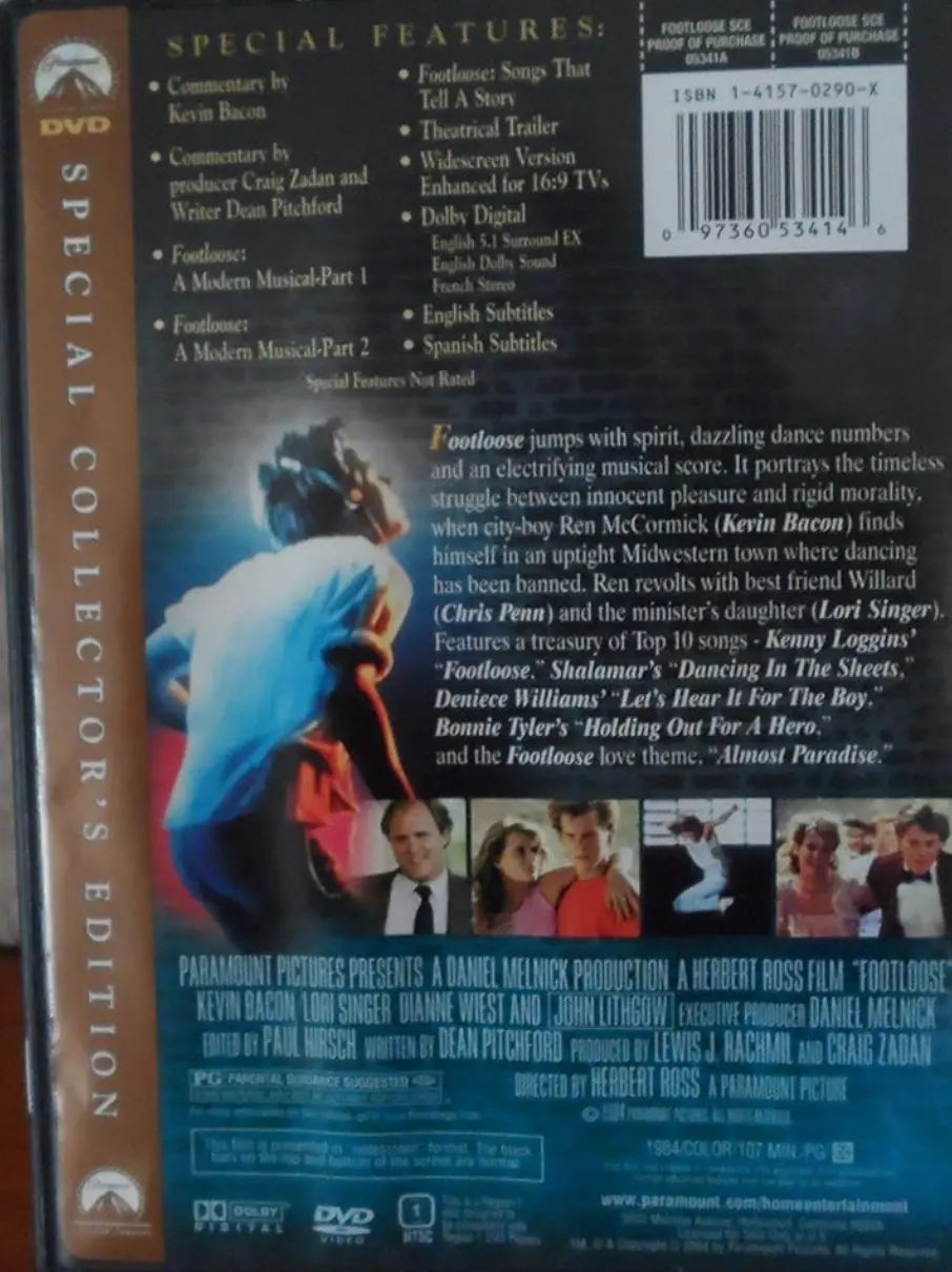 Footloose - Special Collector's Edition Dvd - New 2
