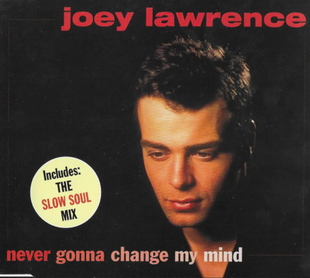 Joey Lawrence - Never Gonna Change My Mind (Import Cd Single) Used 1