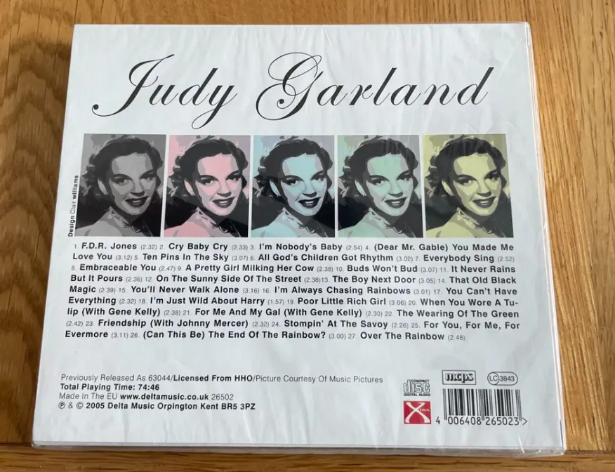 Judy Garland - Chasing Rainbows (Uk 2005 Cd) Used 2