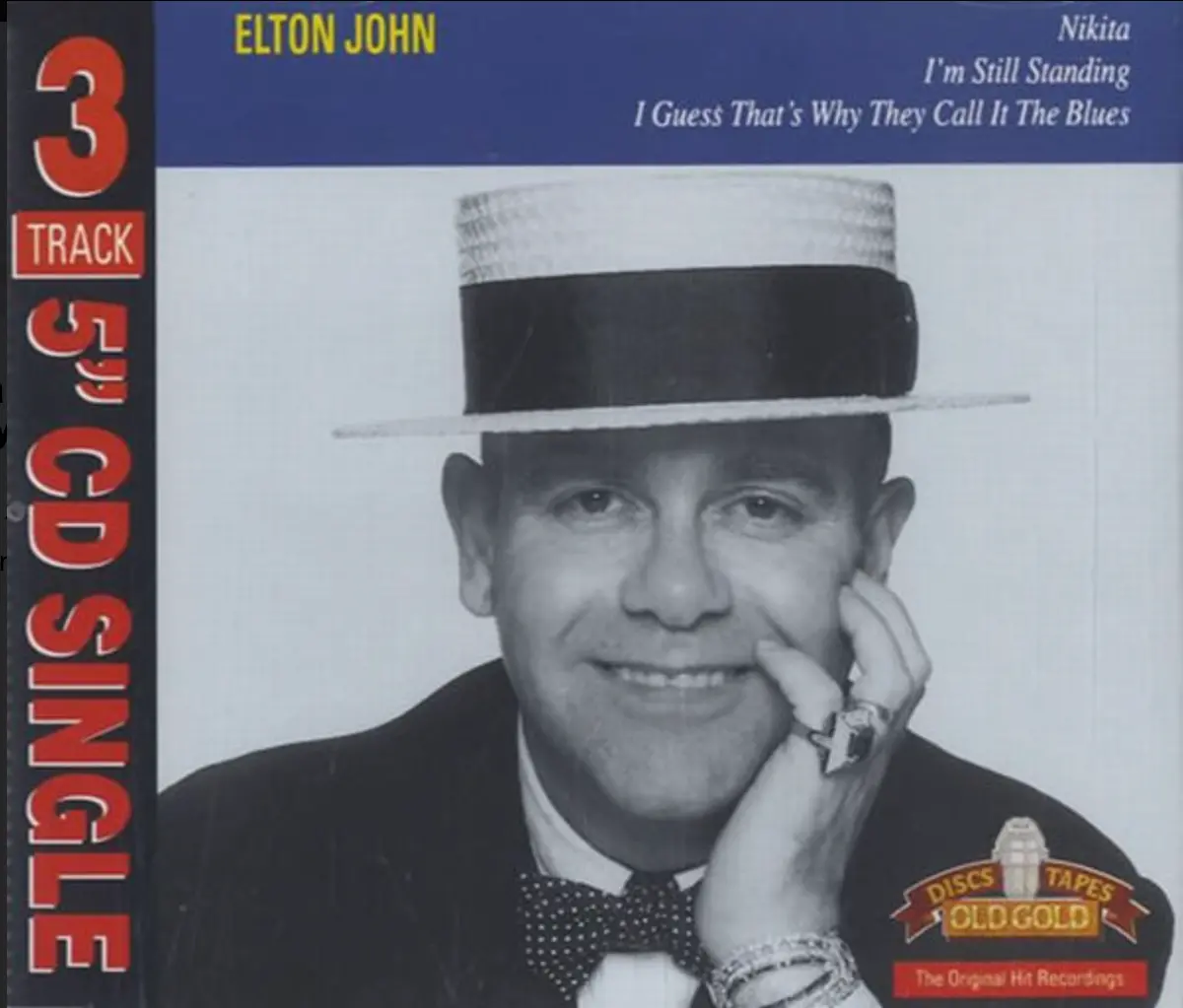 Elton John 3 Track 5" Uk Cd Single - Used 1