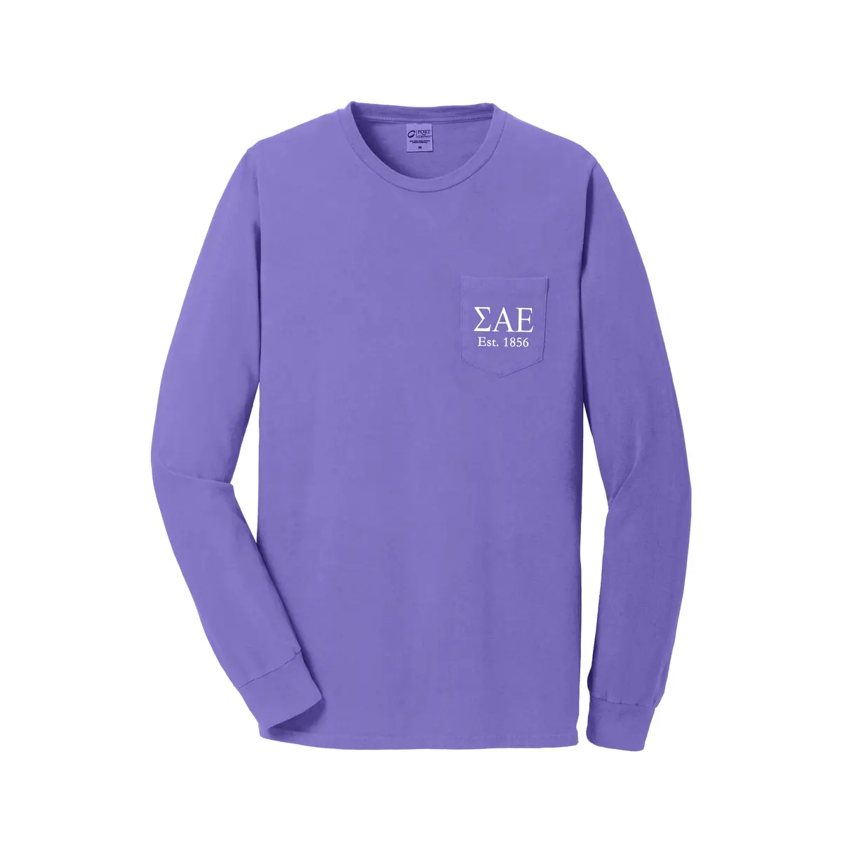 Sigma Alpha Epsilon Long Sleeve Pocket Tee 1