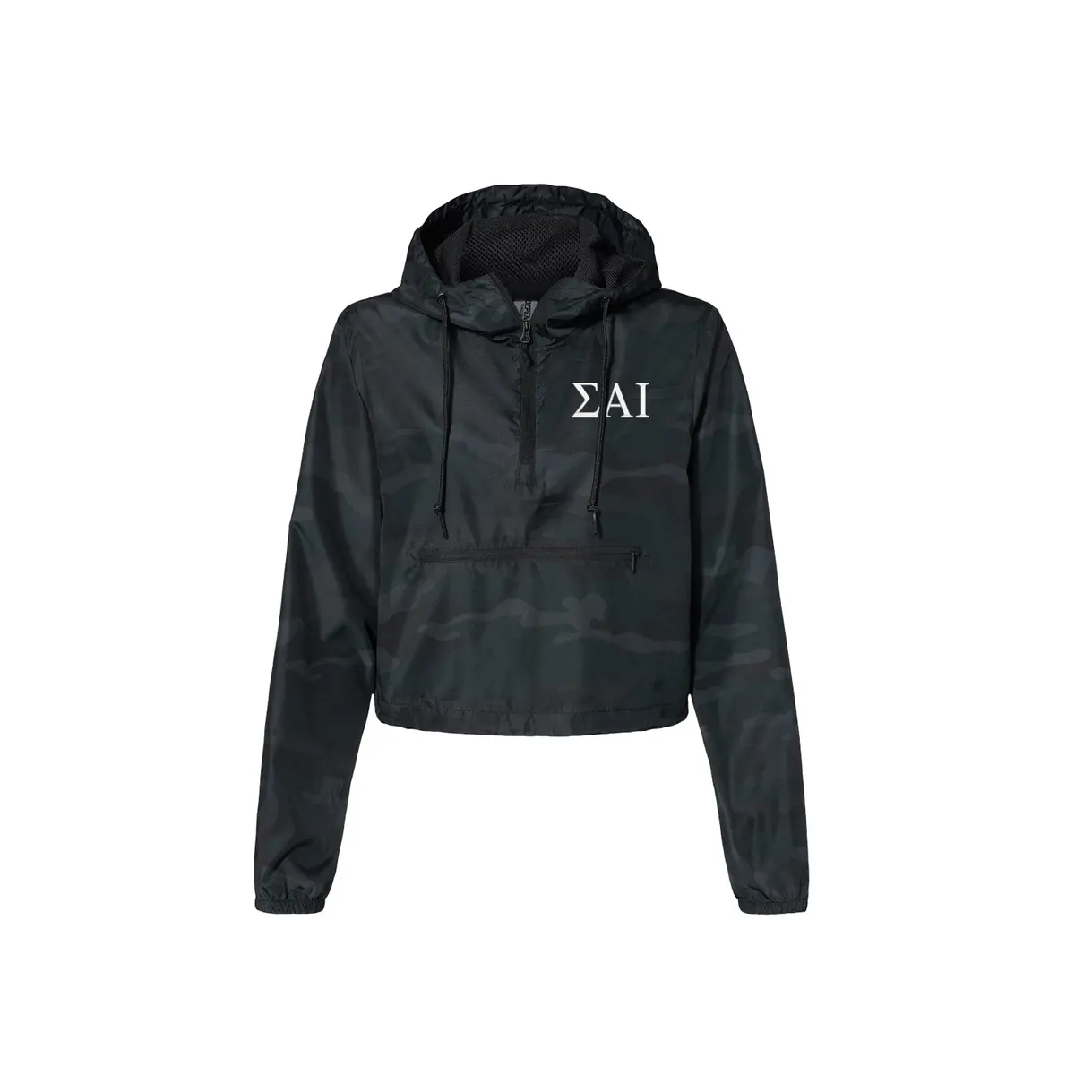 Sigma Alpha Iota Omega Crop Windbreaker 1