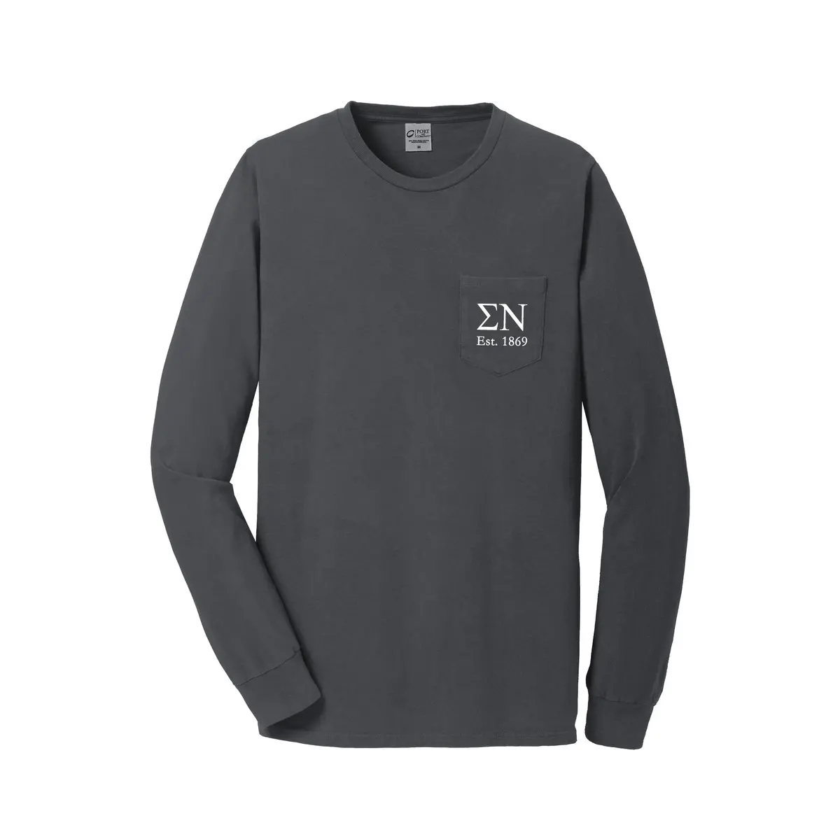 Sigma Nu Long Sleeve Pocket Tee 1