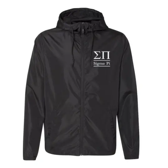 Sigma Pi Lightweight Windbreaker Jacket 1