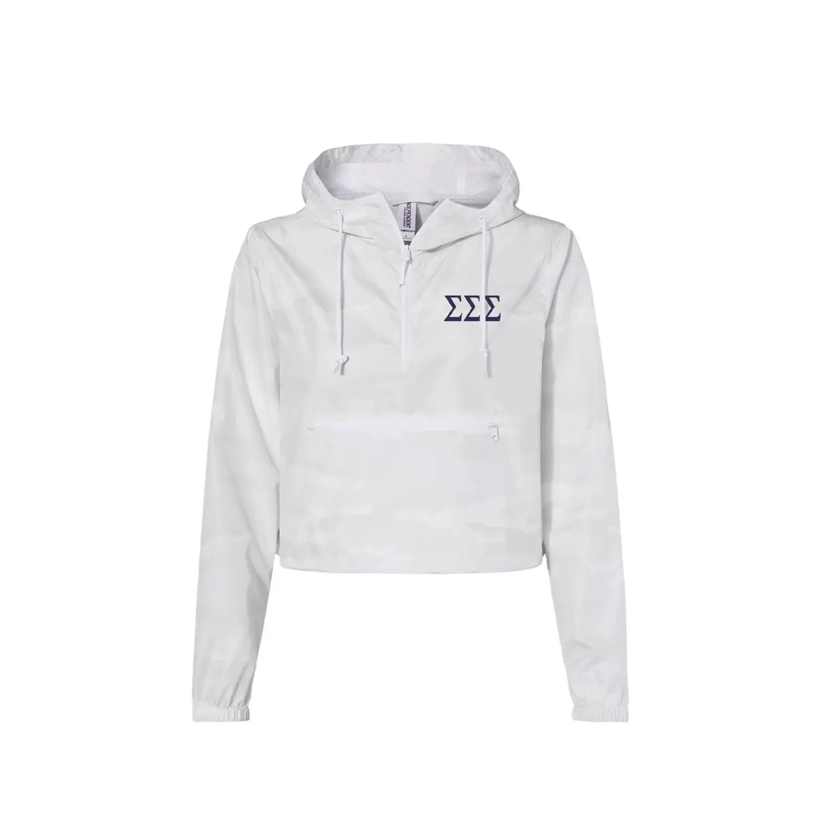 Sigma Sigma Sigma Crop Windbreaker 1