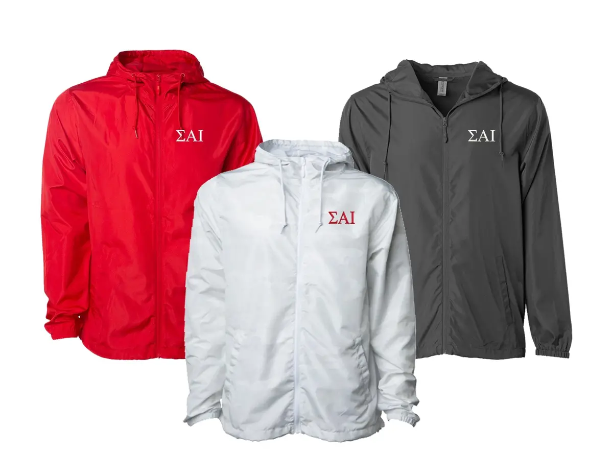 Sigma Alpha Iota Windbreaker Jacket - Letters 1