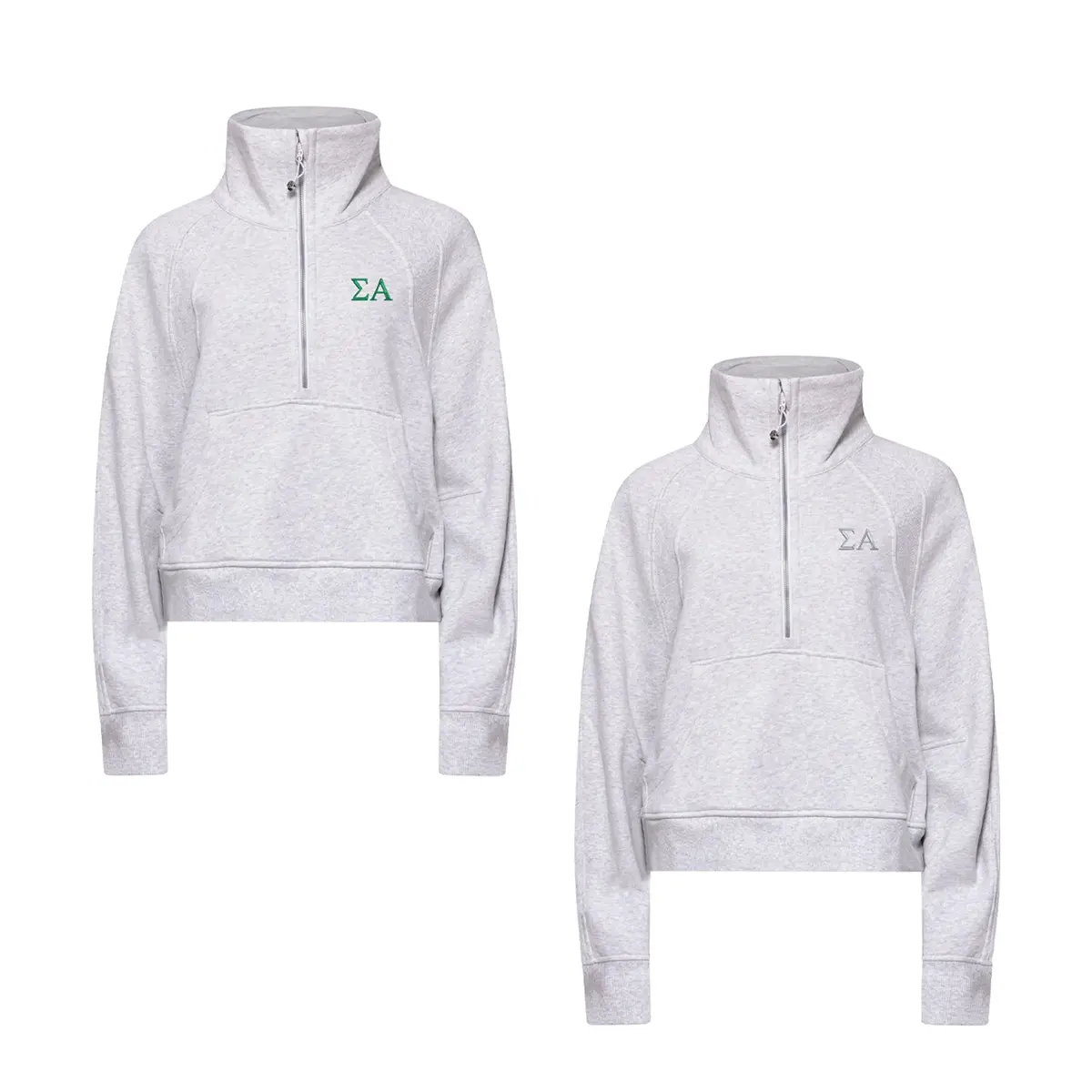 Sigma Alpha Lululemon Scuba Oversized Funnel-Neck Half Zip 4