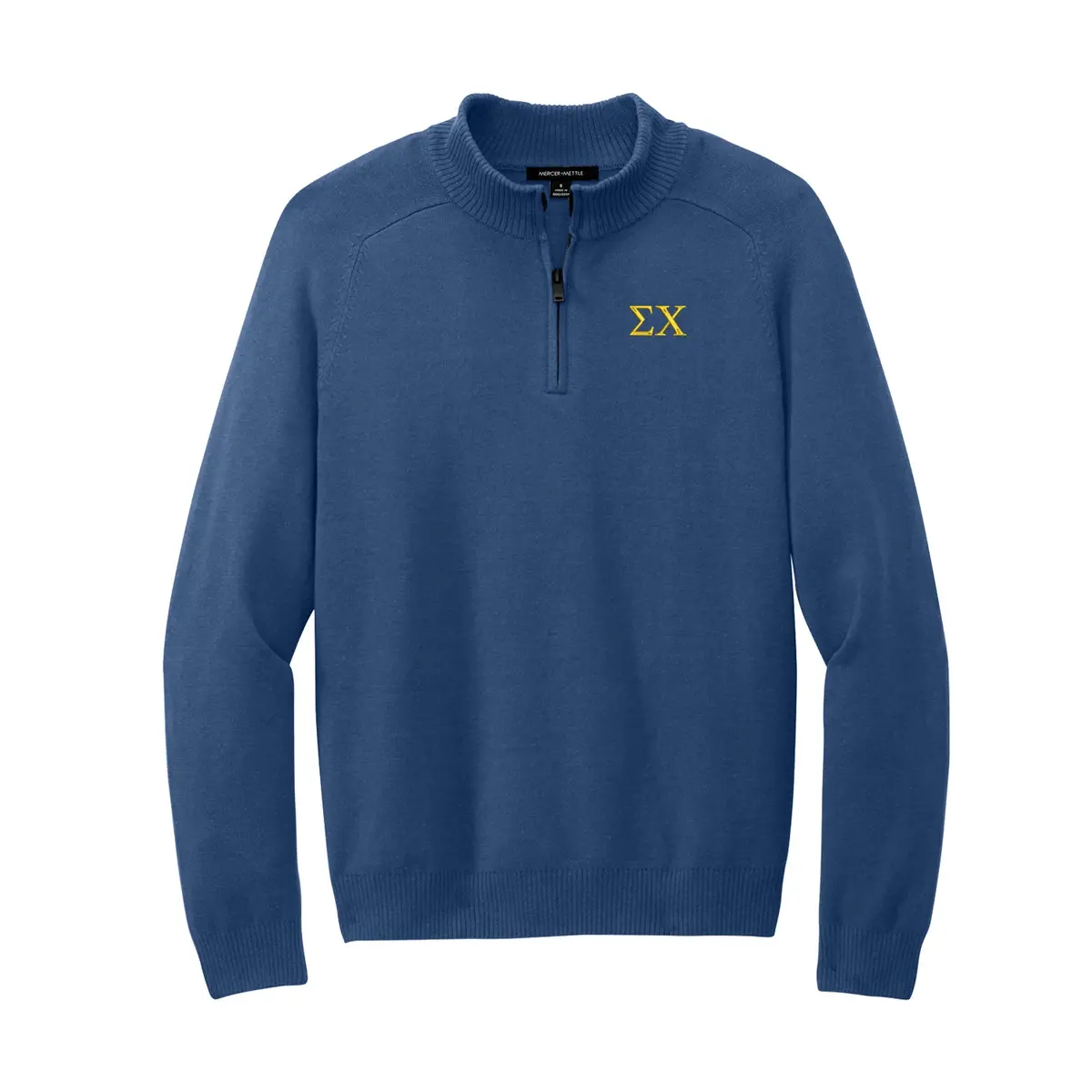 Sigma Chi 1/4-Zip Monogrammed Sweater 1
