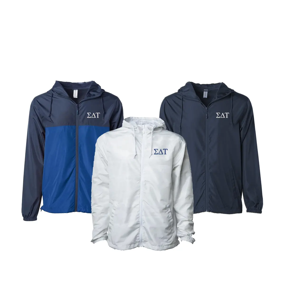 Sigma Delta Tau Windbreaker Jacket - Letters 1