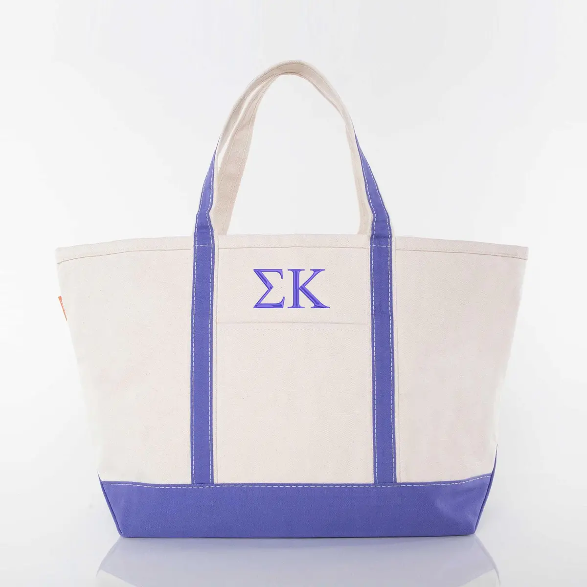 Sigma Kappa Large Canvas Tote Bag 1