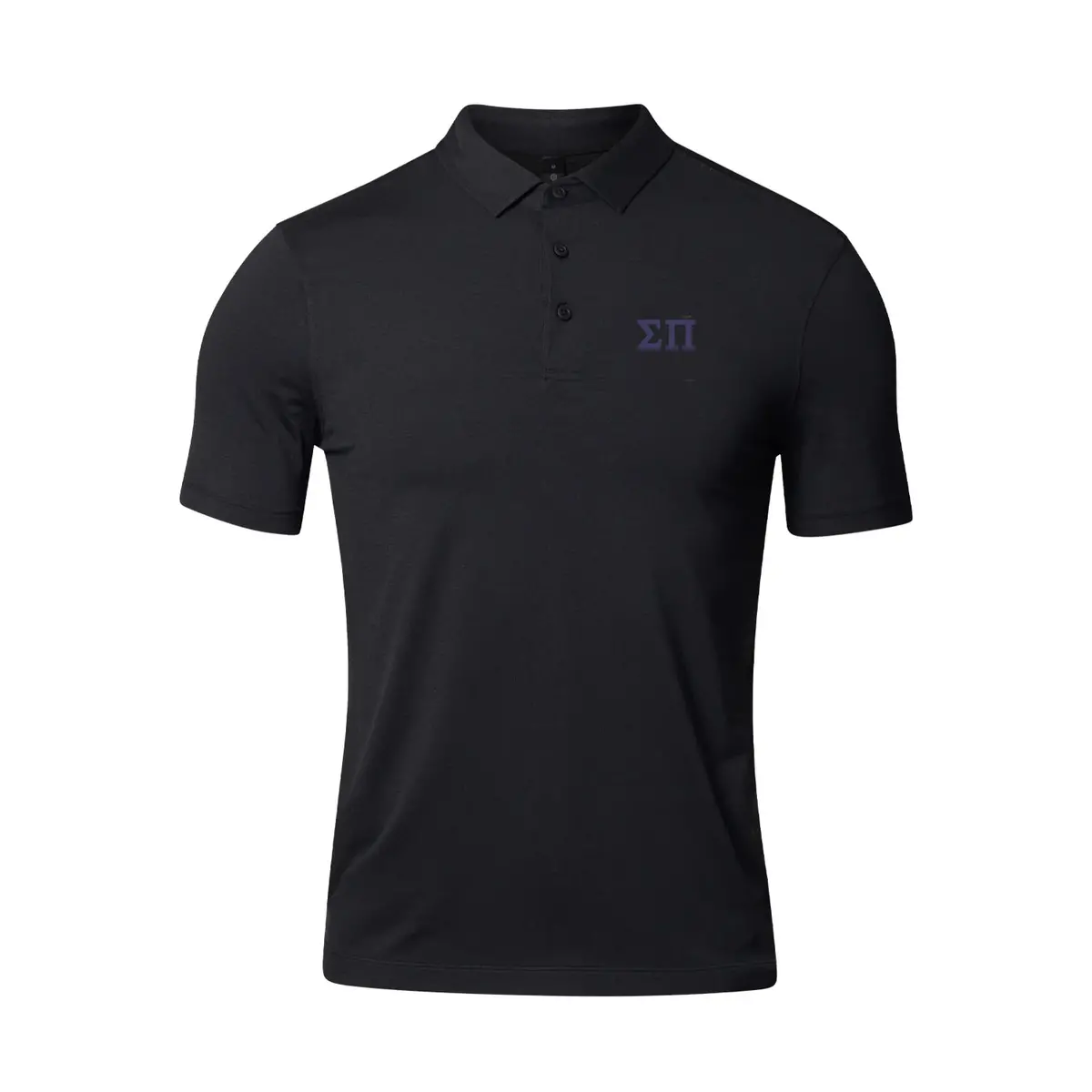 Sigma Pi Lululemon Evolution Short-Sleeve Polo - Black 1