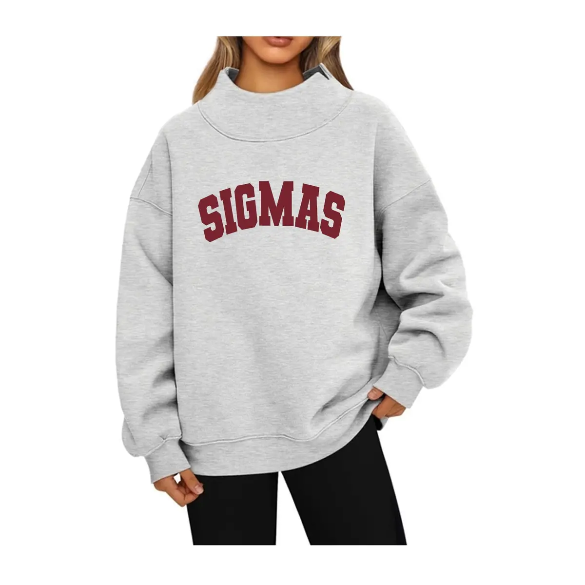 Sigma Psi Zeta Mock Neck Sweatshirt - Sigmas 1
