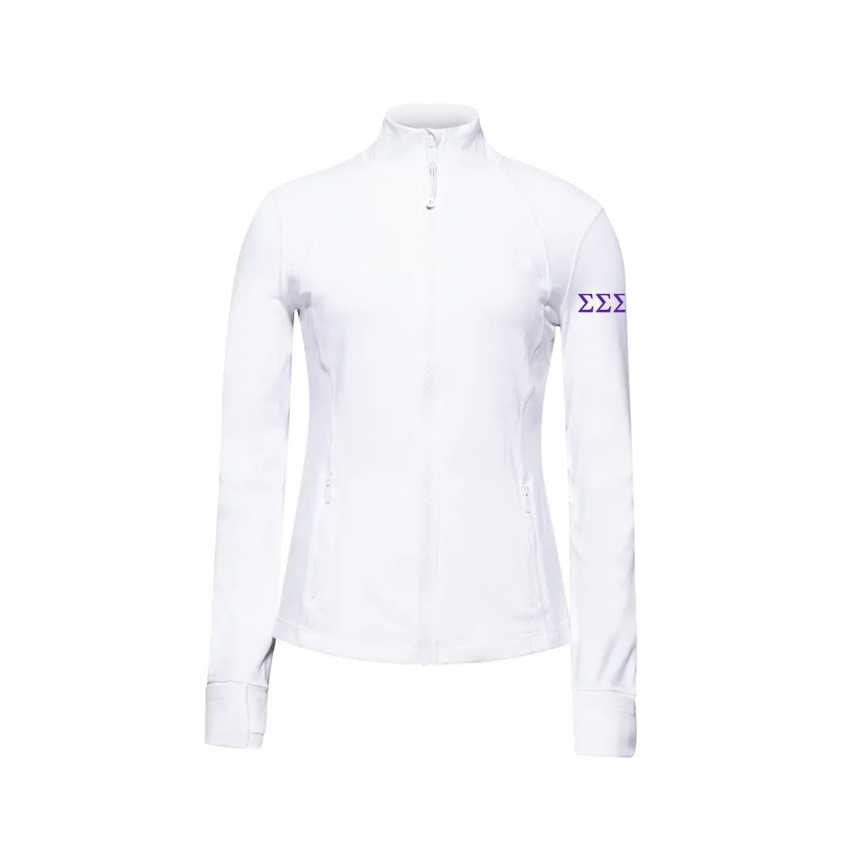 Sigma Sigma Sigma Lululemon Define Jacket - White 1