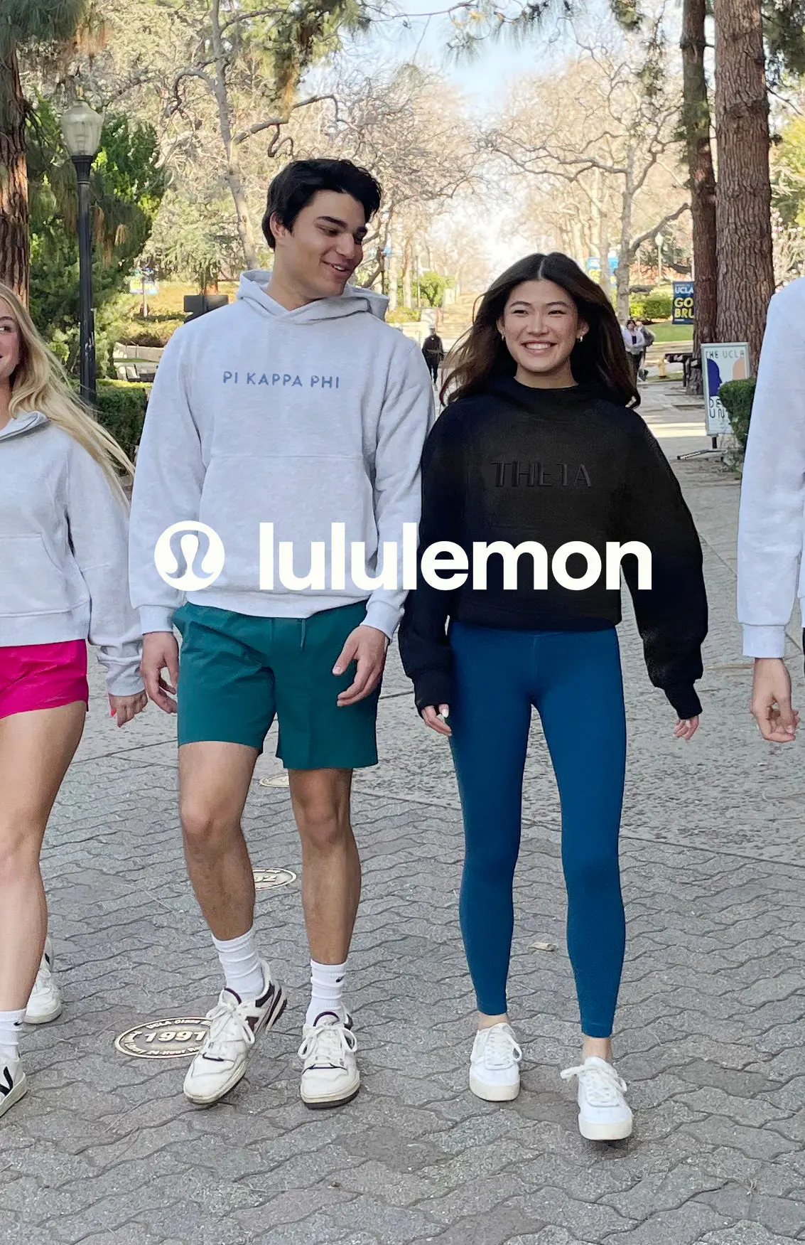 Pi Beta Phi Lululemon Scuba Oversized Hoodie - Black 2