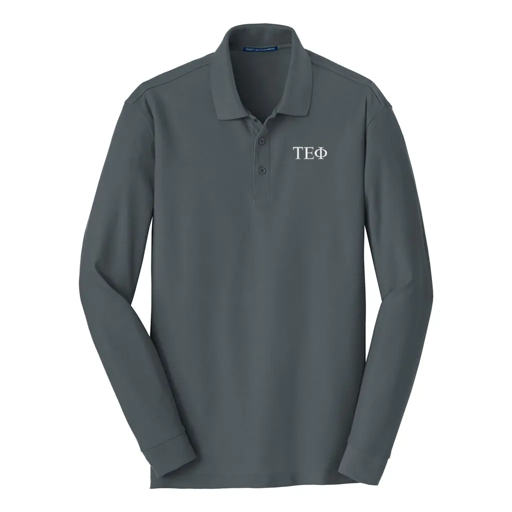 Tau Epsilon Phi Long Sleeve Polo 1