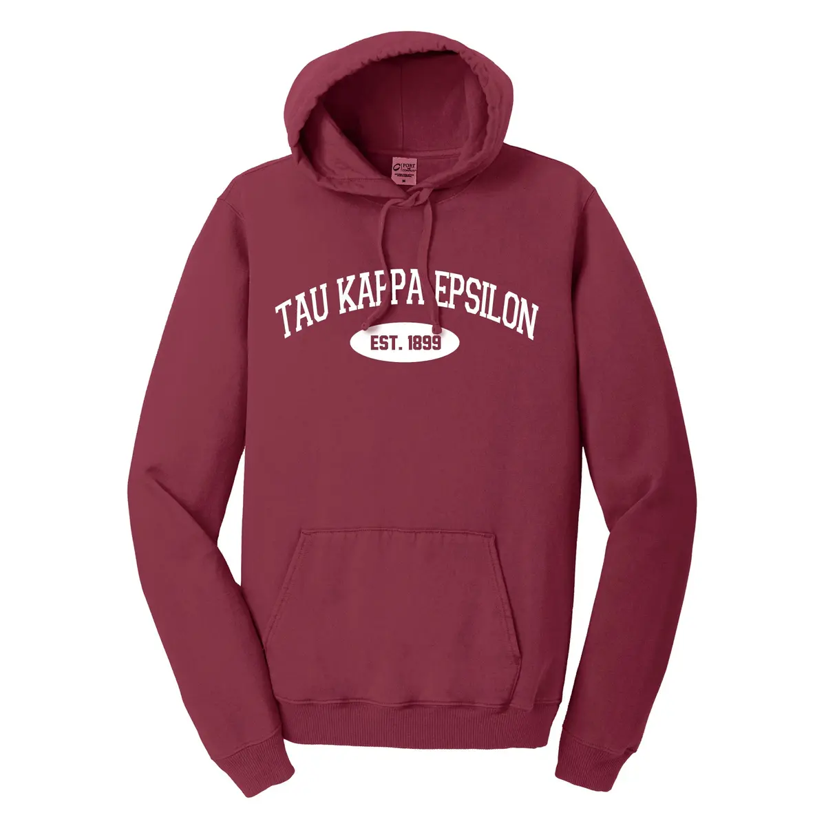 Tau Kappa Epsilon Hooded Pullover Vintage Sweatshirt 1