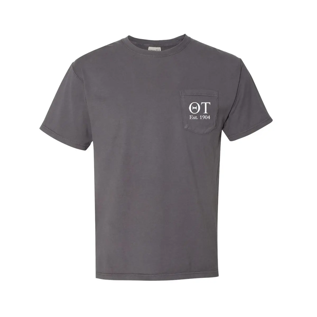 Theta Tau Short Sleeve Pocket Tee 1