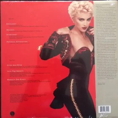 Madonna - You Can Dance 2018 Rsd ""Red Vinyl" W/ Poster. Lp 2