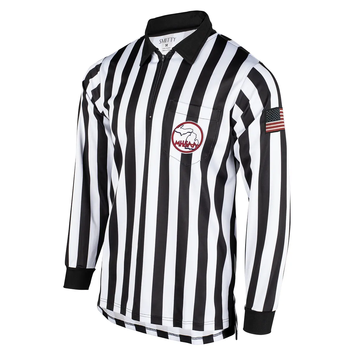 Michigan Mhsaa Logo Dye Sublimated Lacrosse Long Sleeve Shirt 1