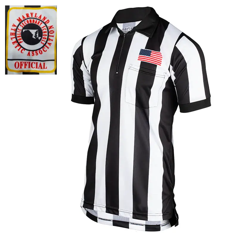 Usa117md Maryland Mpssaa Dye Sublimated Logo Football Shirt 1