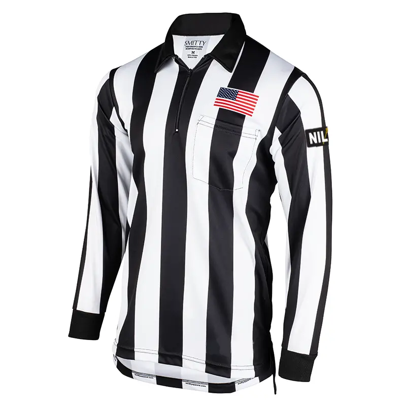 Niloa Smitty Long Sleeve 2" Stripe W/ Dye Sublimated Flag 1